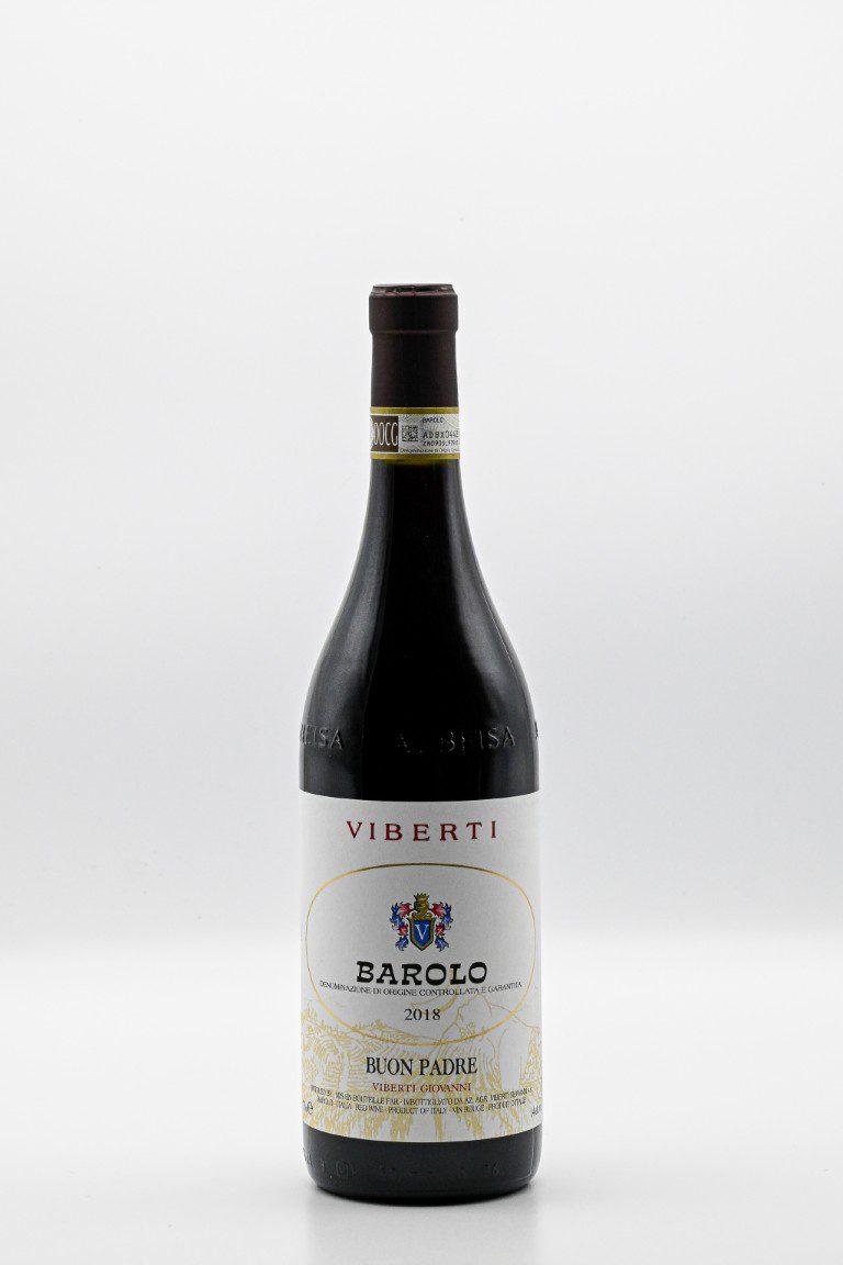 Fles Barolo rode wijn, Viberti, 2018.
