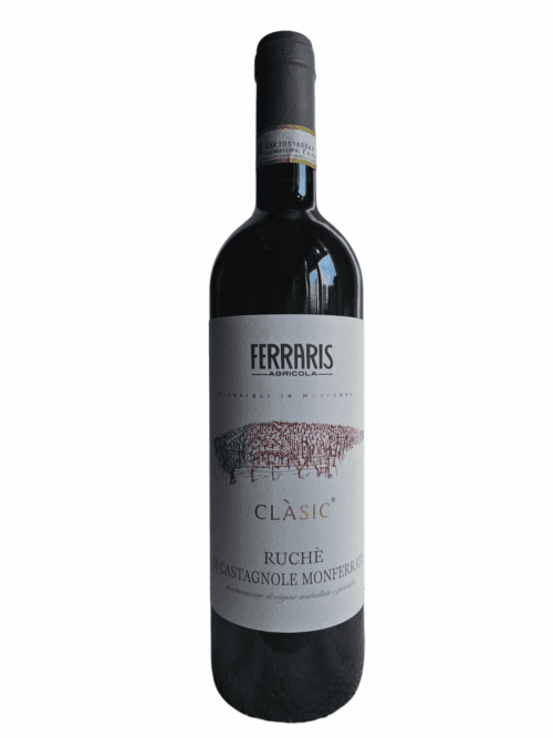 Ferrarische wijnfles Ruchè di Castagnole Monferrato