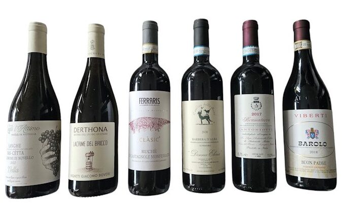 Piemonte wijnpakket - 6 flessen